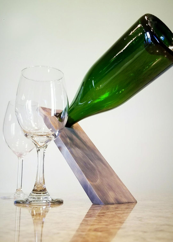 Gravity wine bottle online holder